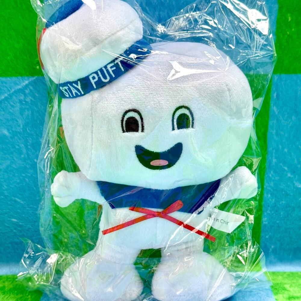 Ghostbusters Stay Puft Plush SEALED Happy Marshmallow Man